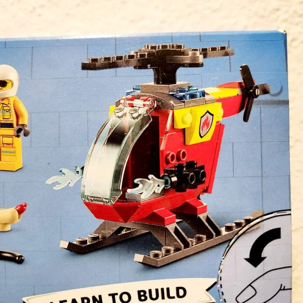 NEW LEGO Fire Helicopter 603318 Firefighter BBQ Hotdog Grilling $15 Brand new in - Picture 5 of 7